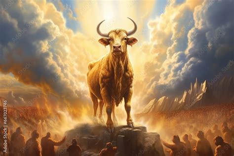 The Golden Calf? A Glittering Commentary on Materialism and Divine Power!