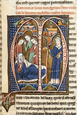 The Lives of the Saints - 10th Century Manuscript Illumination Reflecting Medieval Piety and Storytelling!